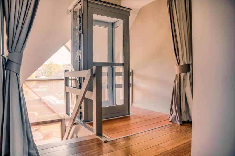 door vloer huislift